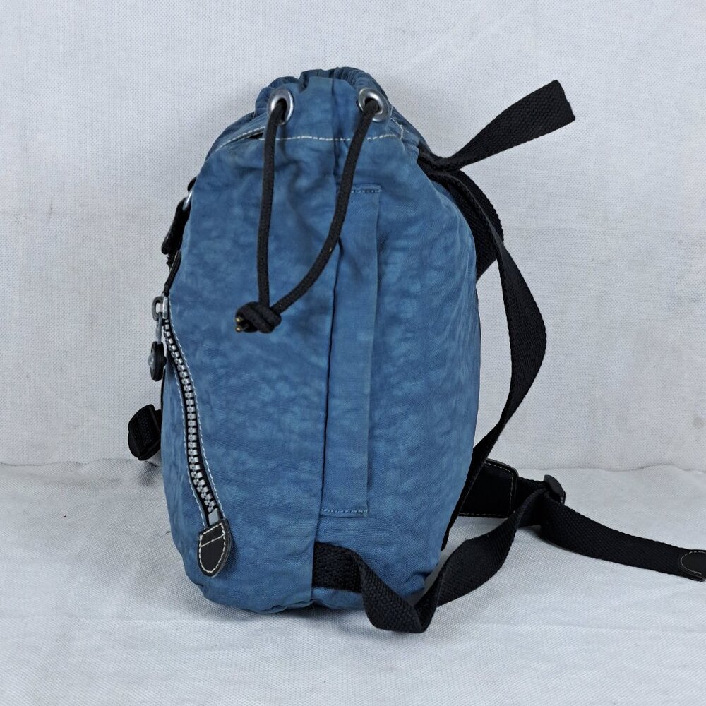 Kipling Rare Vintage Backpack Rucksack Blue bag - Authentic - Gently Used - Picture 4 of 15